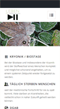 Mobile Screenshot of biostase.de